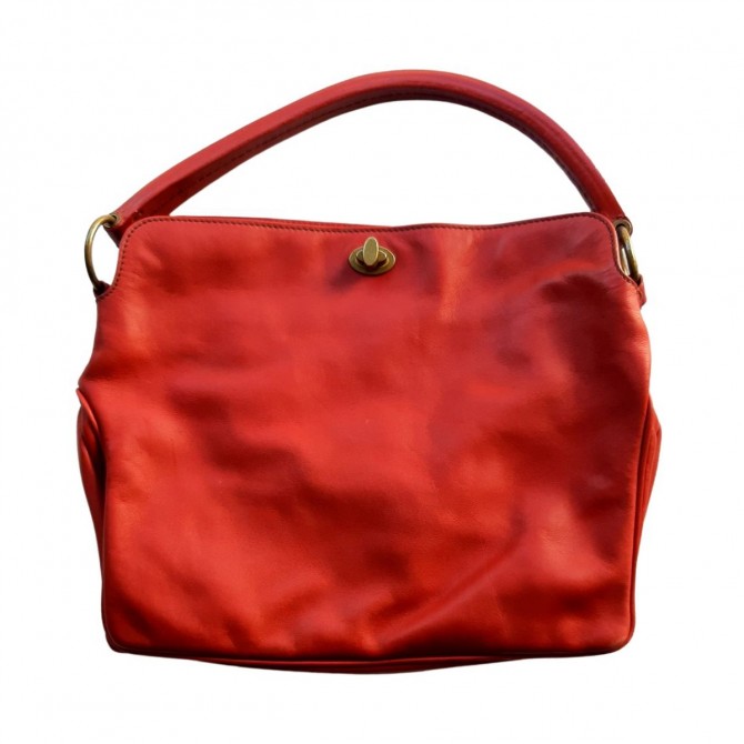 Miu MIu red leather shoulder bag 