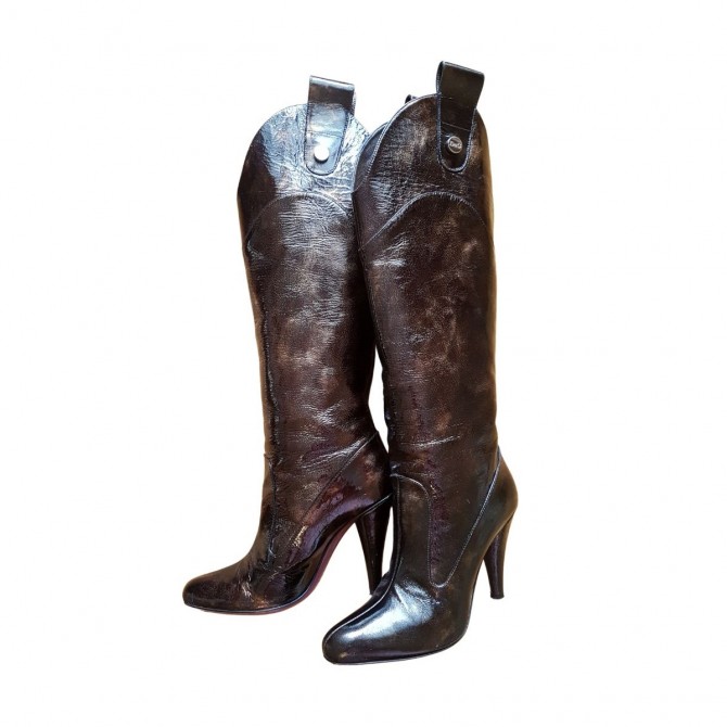 D&G leather Boots size 36