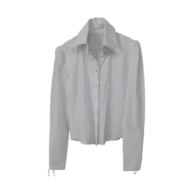 Pinko white cotton shirt size IT 42