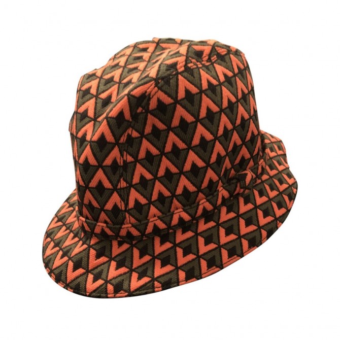 PRADA jacquard bucket hat size S