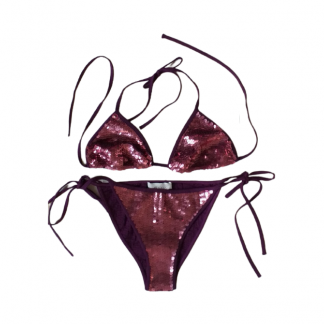 Pinko purple sequined swimwear size M brand new