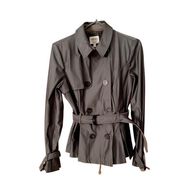 Armani collezioni trench coat size IT 40