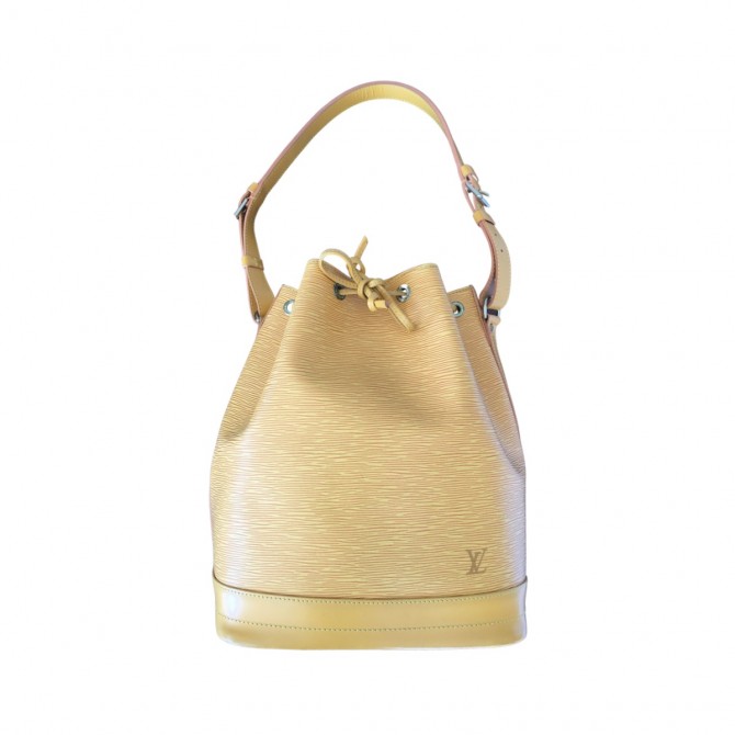 Louis Vuitton Noe GM  yellow epi leather bucket bag 