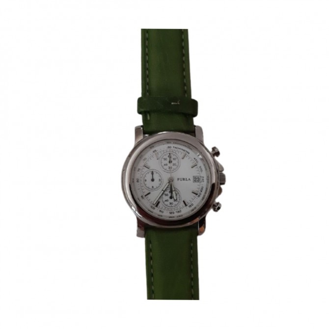 Furla Quartz water-resistant stainless steel chronograph watch