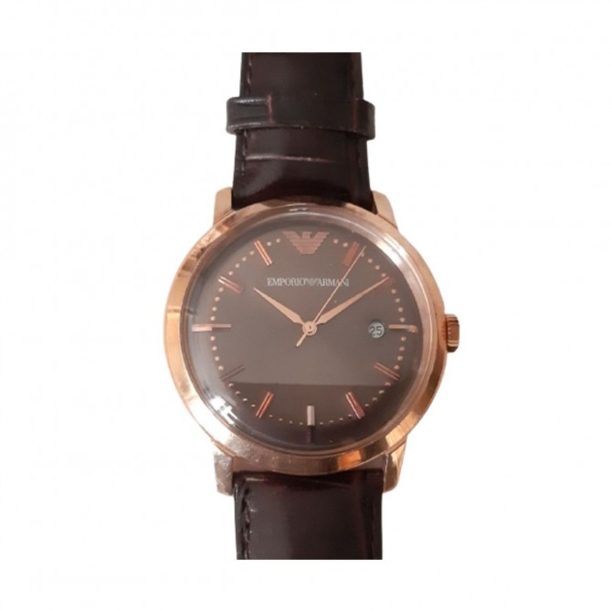 Emporio Armani gold plated watch 