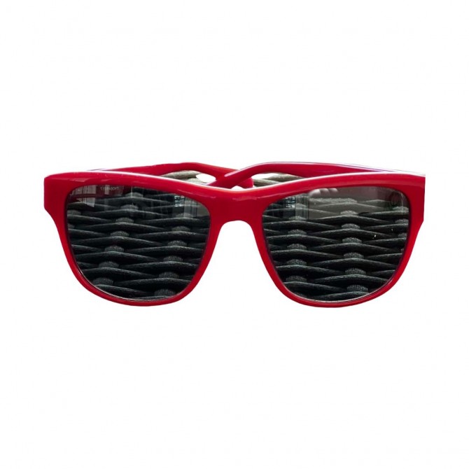 Burberry red plastic frame sunglasses 
