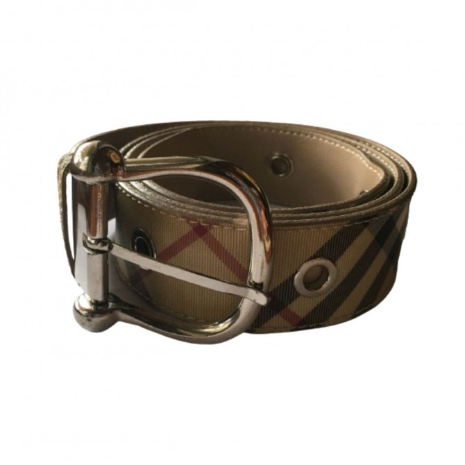 Burberry Leather Belt with metallic elements size 100 cm