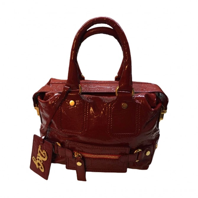 D&G red patent leather bag 