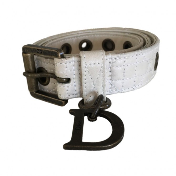 Dior leather belt size 90