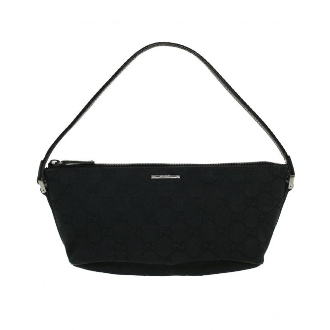 GUCCI GG canvas boat pochette bag 