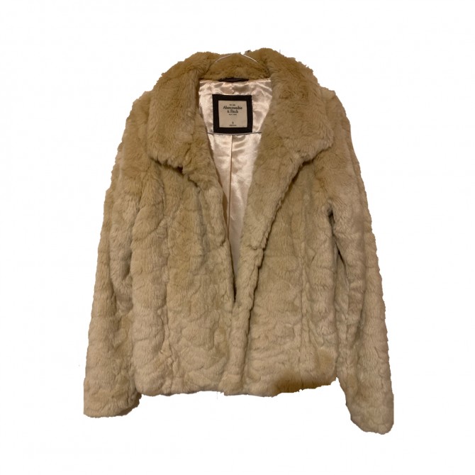 Abercrombie & Fitch faux fur jacket size S