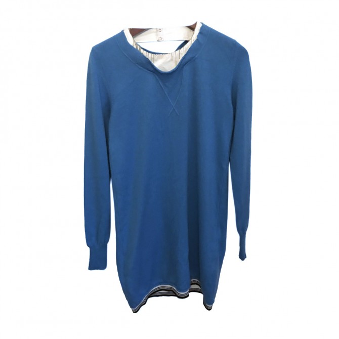 Aviu Turqoise Cashmere Dress