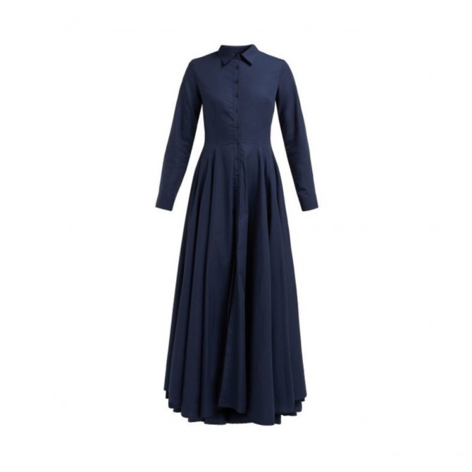 Evi Grintela Juliette Navy Blue the Shirt Dress size M