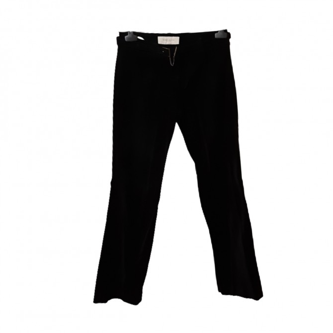 Karen Millen black velour pants size US4