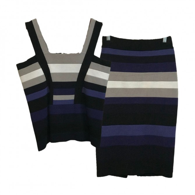 Karen Millen Multicolour Top and skirt size 3