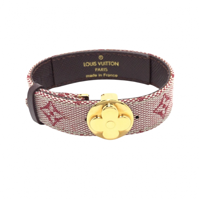 LOUIS VUITTON mini lin bracelet
