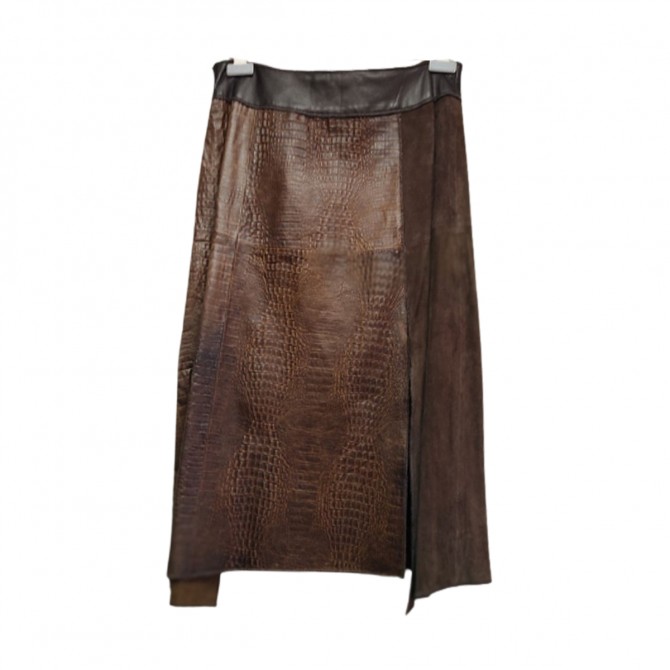 Marlboro classics leather skirt size IT 44