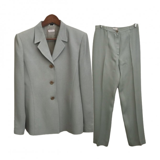 Max & Co Light Grey Suit size IT44