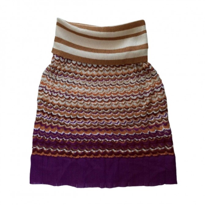 Missoni multicolor knitted skirt size IT 40