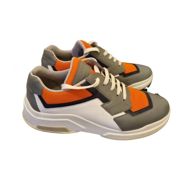 PRADA leather trainers size 38.5 brand new