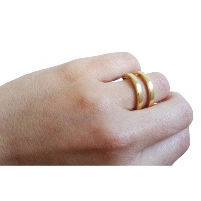 Calvin Klein gold plated ring.