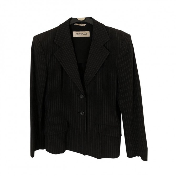 Sportmax Black stripped Suit