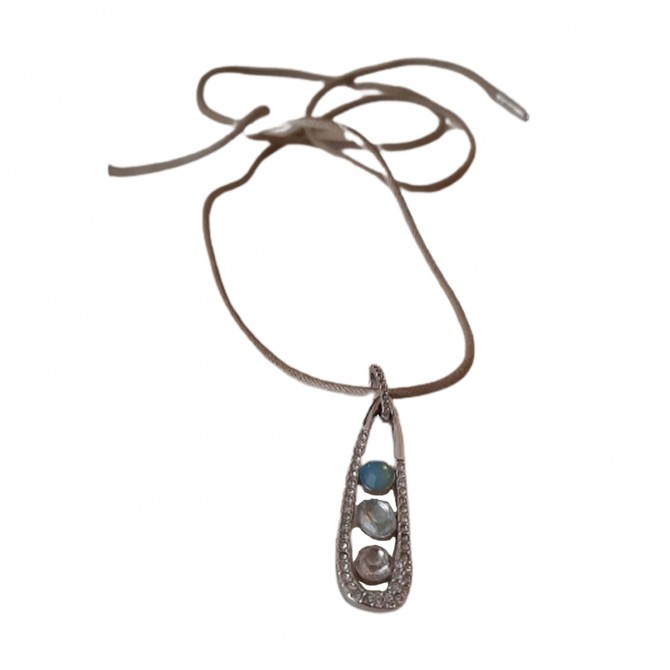 Swarovski cord necklace