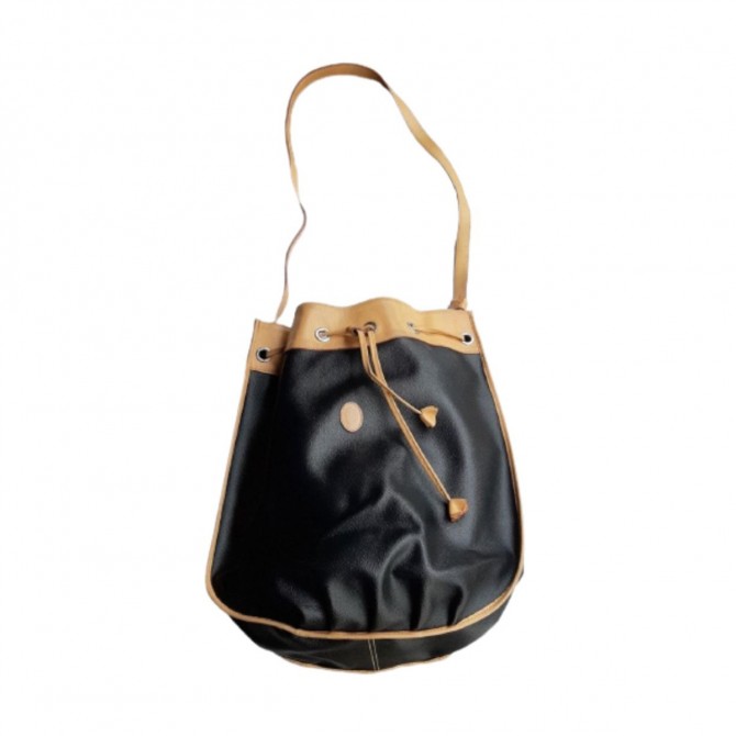 Trussardi leather bucket bag