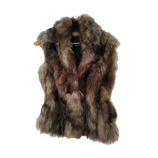 ZINI boutique real fur vest