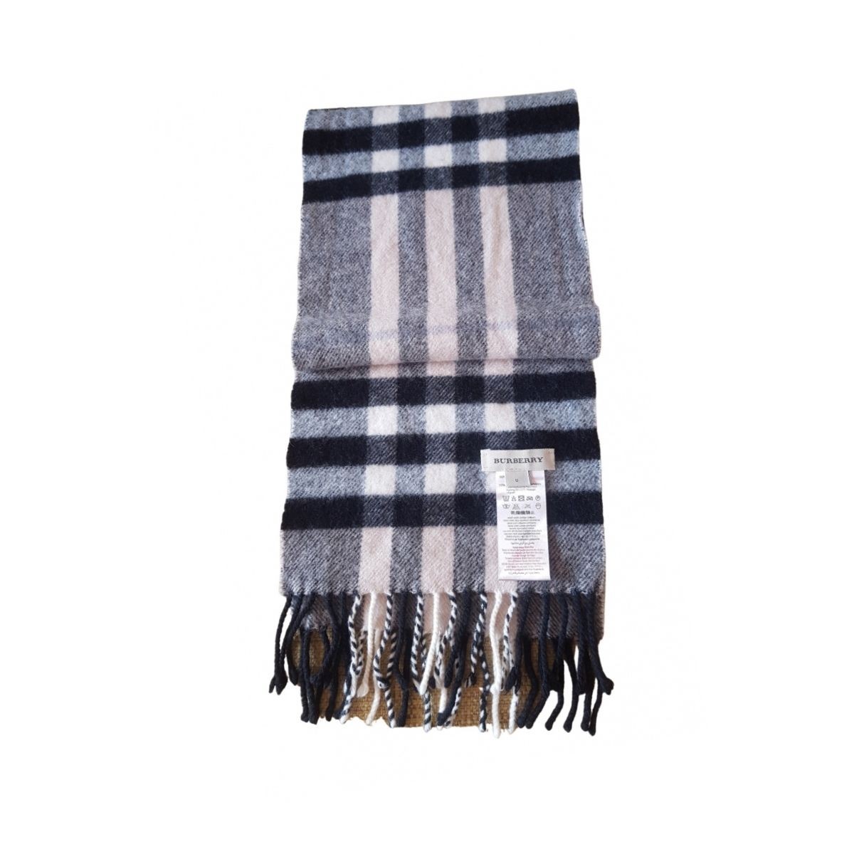 Burberry scarf top kids grey