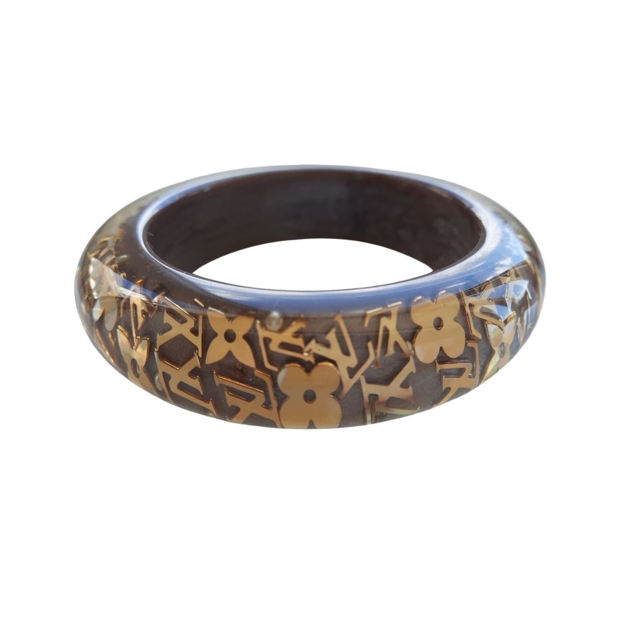 Louis Vuitton resin bangle bracelet  Resin bangles, Bangle bracelets,  Louis vuitton jewelry