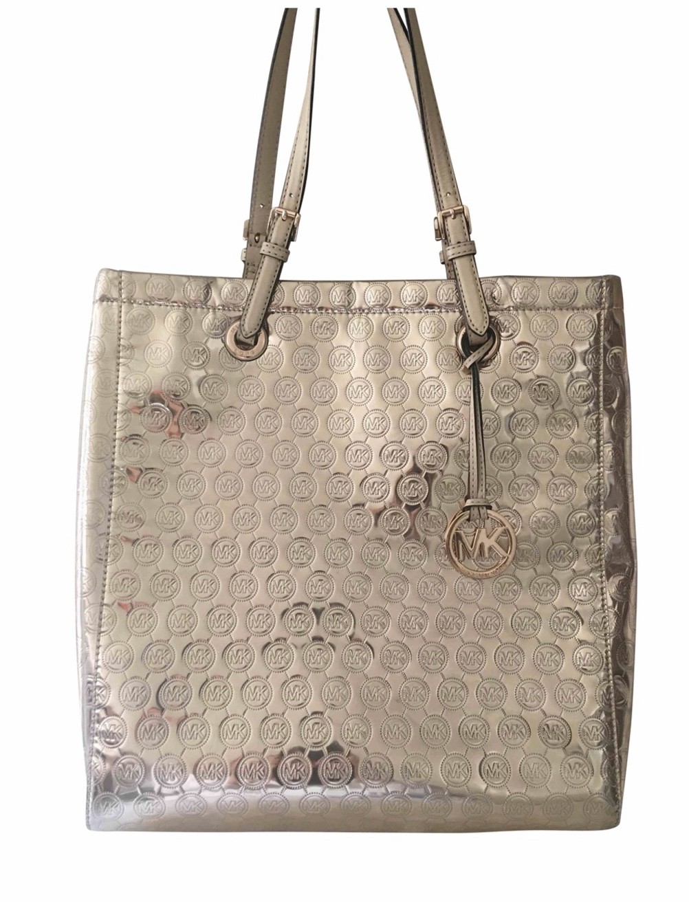 Michael Kors Gold Glitter Shoulder Beach Tote Travel Shoulder Bag  eBay