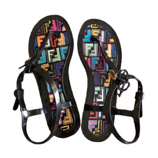 FENDI thong rubber sandals size IT 39