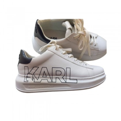 KARL logo leather trainers size 39 