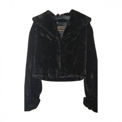 ROCCOBAROCCO black faux fur jacket size IT42