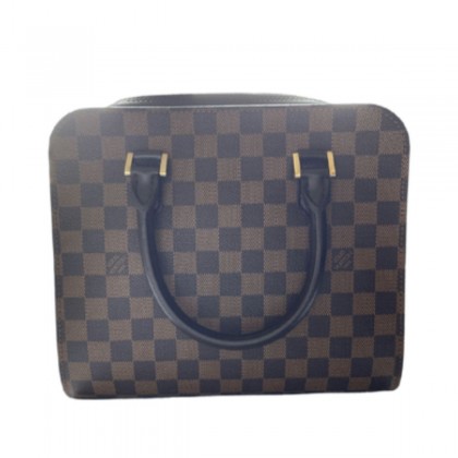 Louis Vuitton damier ebene Triana leather bag 