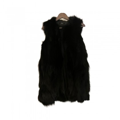 Schatzi luxury Black Fur Vest size S