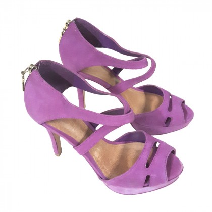 Schutz purple high heels