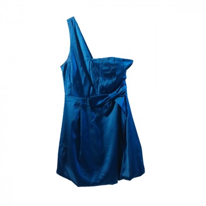 Pinko blue one shoulder dress size IT44