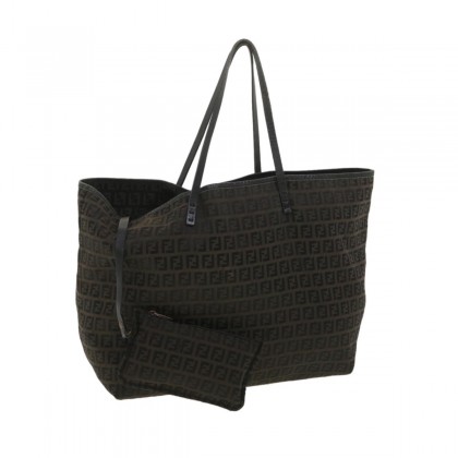 FENDI zucchino canvas tote bag 