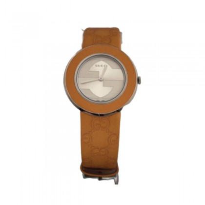 GUCCI U PLAY steel guccissima leather straps watch