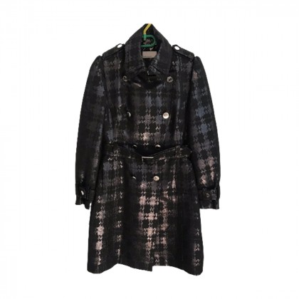 Karen Millen Black Trench Coat size UK16