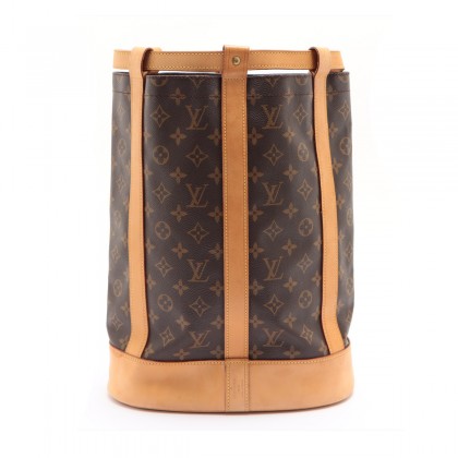 Louis Vuitton monogram Randonnee backpack/bucket bag