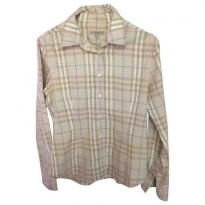 Burberry check pattern cotton shirt size S
