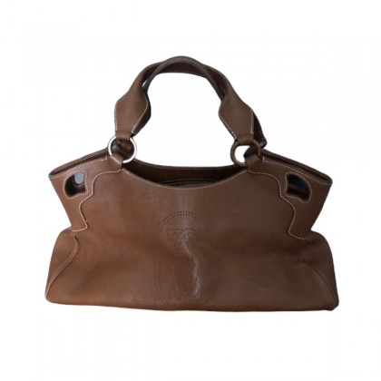 Cartier Marcello light brown leather bag 