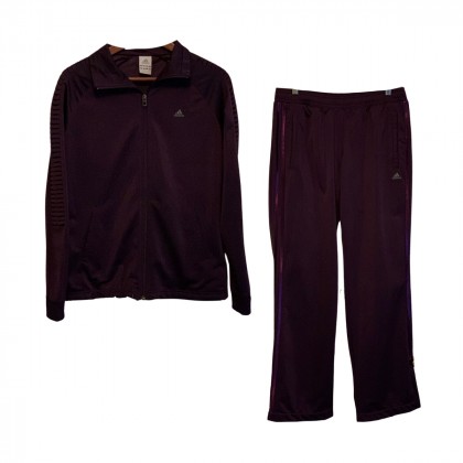 Adidas Purple Trainer Jacket and Trouser 