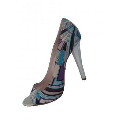 Emilio Pucci print heels size IT 38,5 