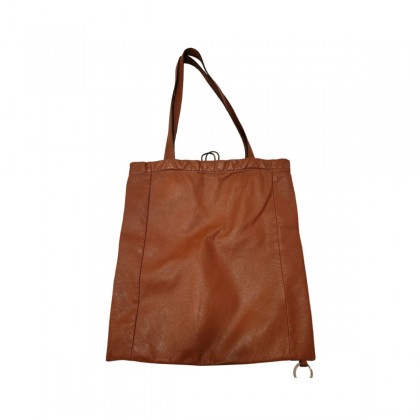 MIU MIU camel leather tote bag