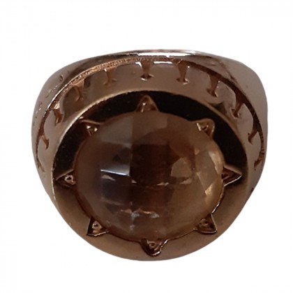 Italian Rebecca chevalier style ring with semi-precious stone size 47