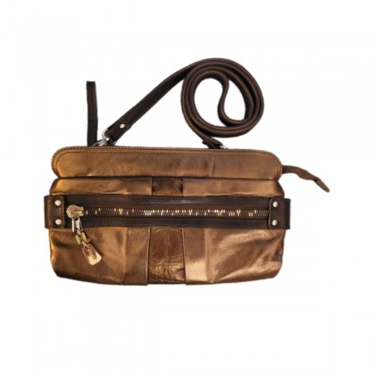 Chloe Leather Bronze Bag 